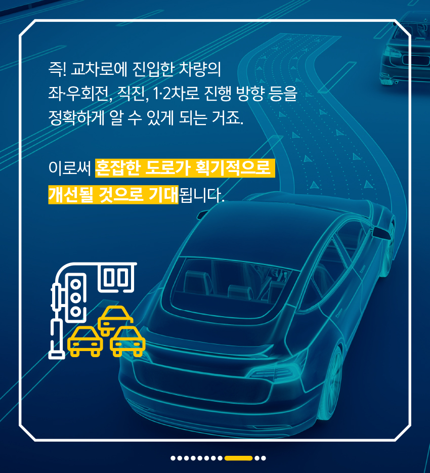 도로의 혼잡함을 줄이기 위한 차량 인식 기술