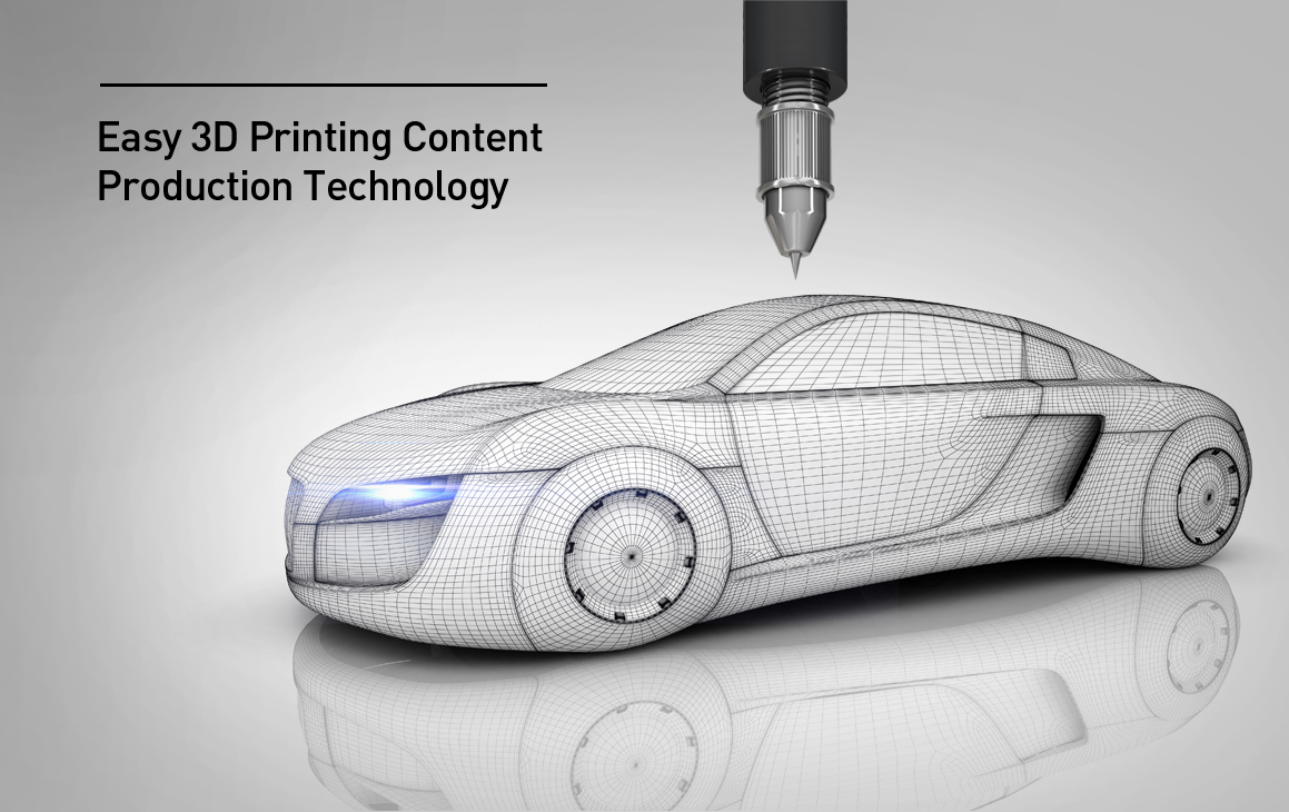 Easy 3D Printing Content Production Technology